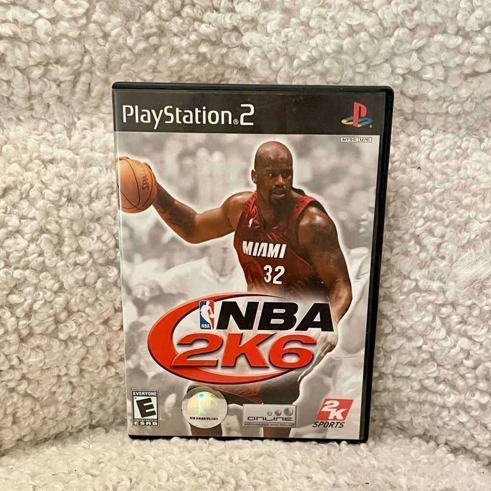 PlayStation 2 PS2 NBA 2K6 Shaq Miami 32 Basketball Video Game